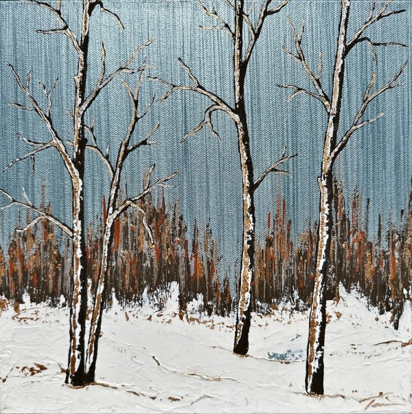 Aspens in the Snow 49 by Tara Austin Novak