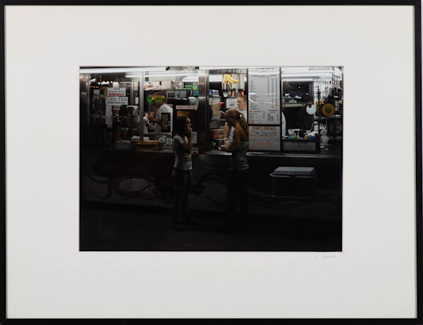 Untitled (Digital Image - Outdoor Food Stand Bananas) by Jack M. Sheils