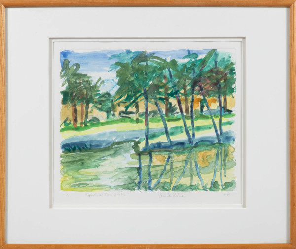Reflections: River Bushes by Avis Lee Neiman