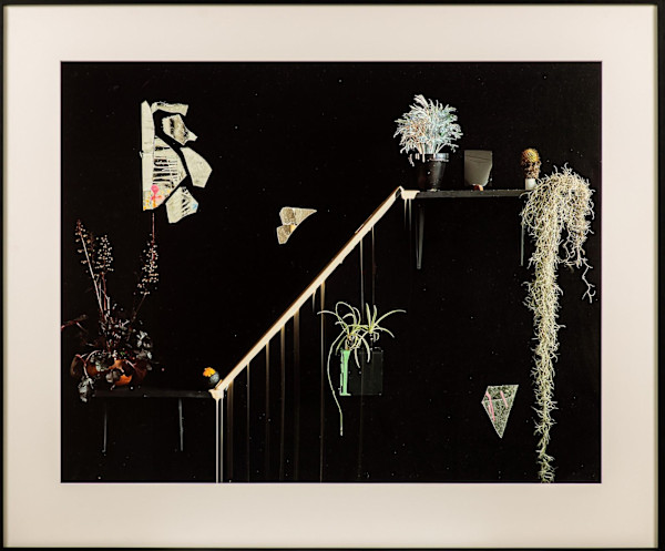 Diagonal Shelf with Drips, 33 x 37 by Heidi Norton