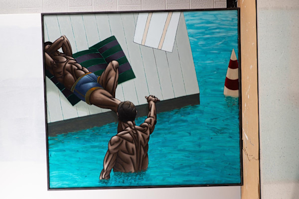 Two Bathers and a Bouy by Ben Mahmoud