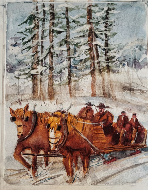 Winter Sleigh Ride by Bruce Cousins