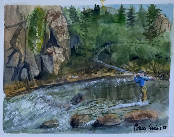 Fly Fishing on the Upper Pecos River by Bruce Cousins, AIA Emeritus