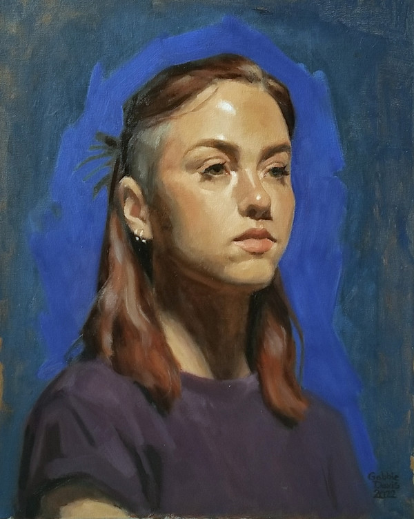 Kelly in Blue by Gabbie Davis