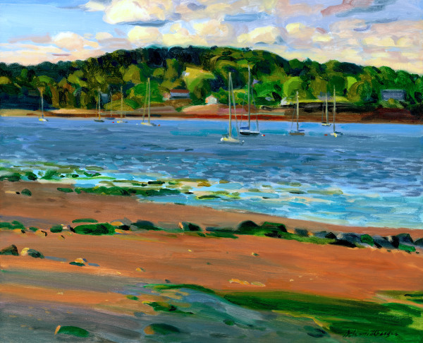 Belfast, Low Tide, Afternoon by John Schmidtberger