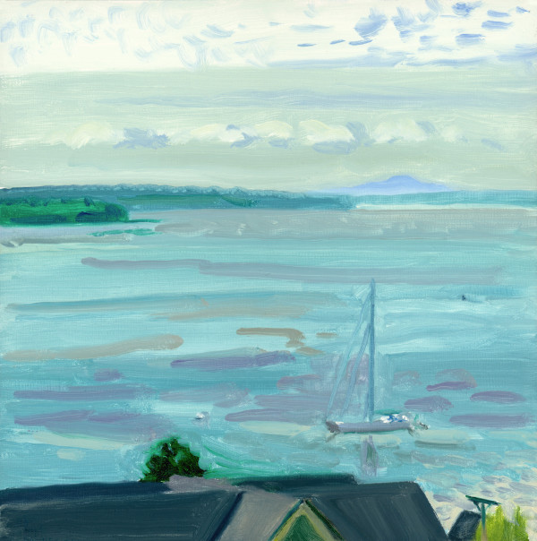Penobscot Bay From the Roof Deck by John Schmidtberger