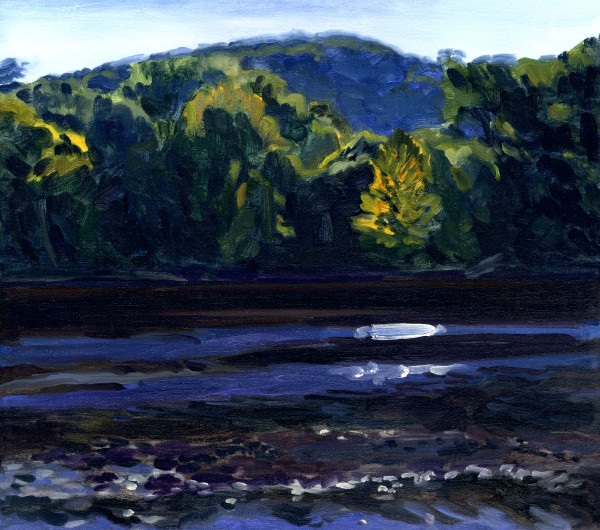 Jane's Beach on the Delaware by John Schmidtberger