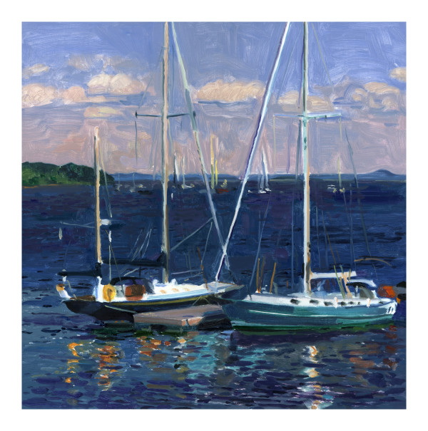 Sailboat Friends by John Schmidtberger