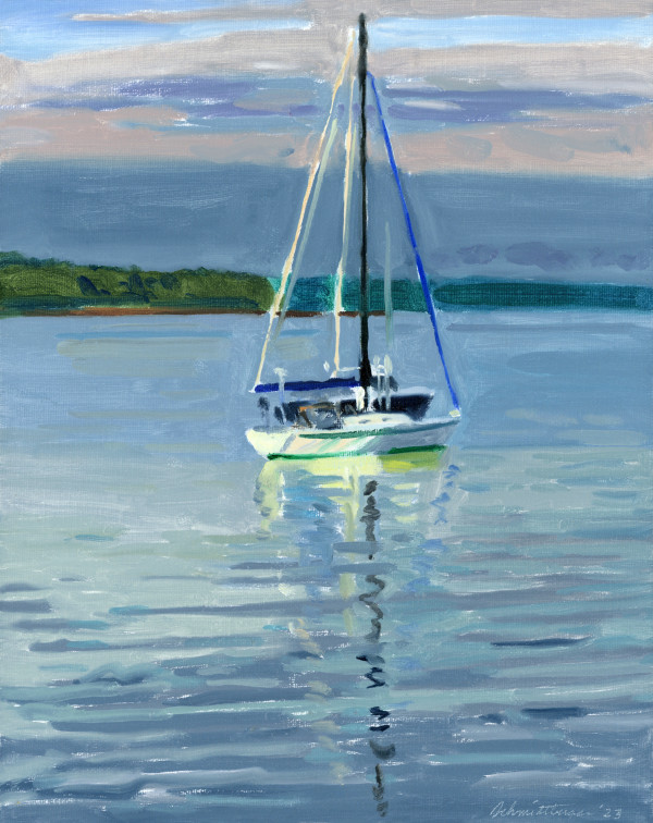 Sailboat after a Storm by John Schmidtberger