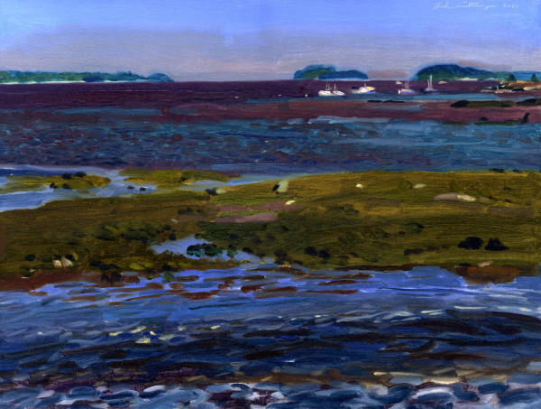 From the Causeway, Milbridge by John Schmidtberger