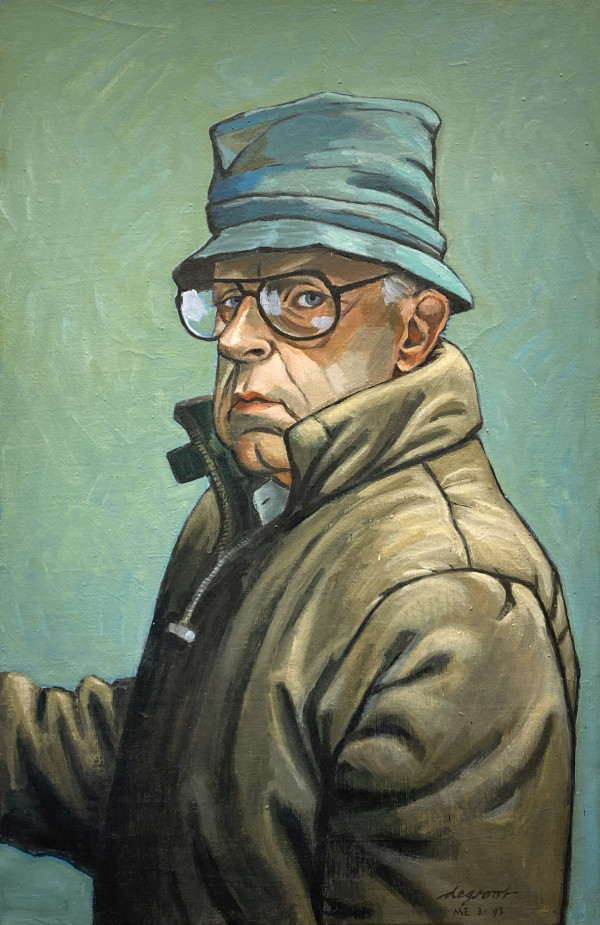 Dick De Groot (1920-2019)  Self-Portrait by John Schmidtberger