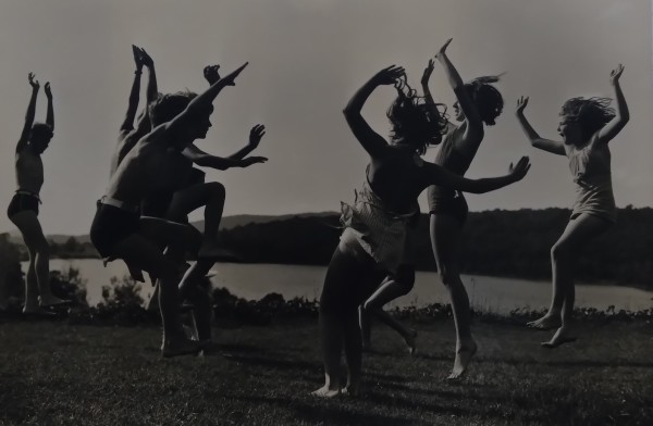 Children Dancing the Lake - Camp Treetops by Barbara Morgan