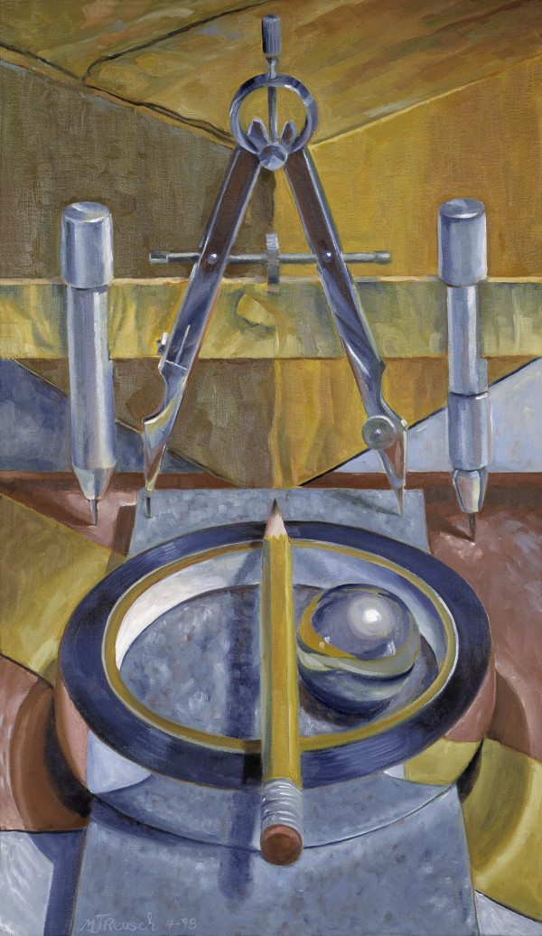 Moral Compass (Triptych) by Mary Reusch