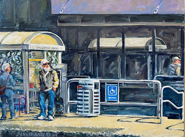 Train Stop by Dennis Anderson