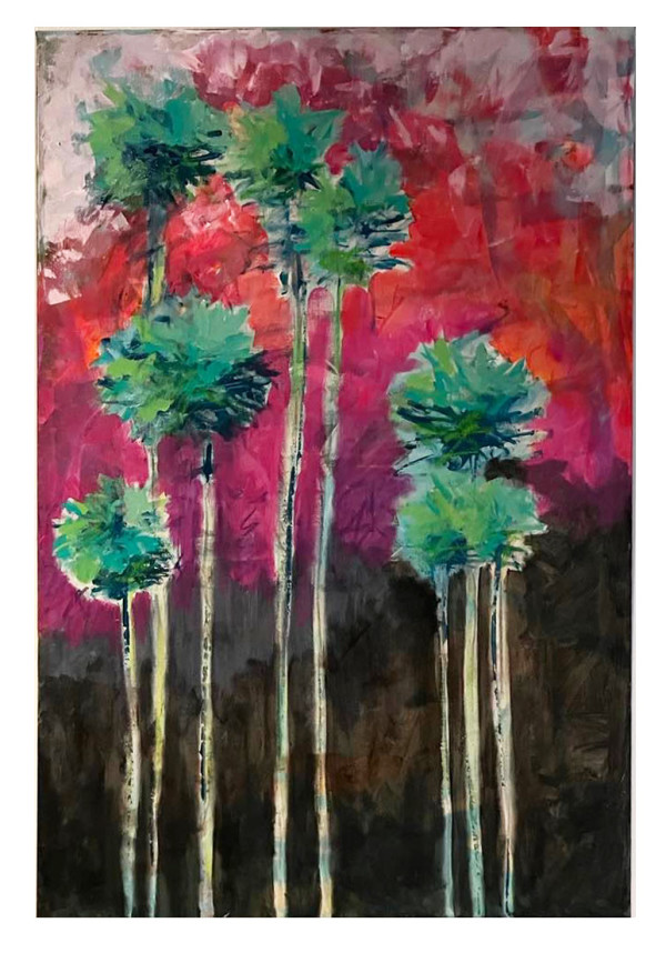 MAXINE ORANGE - Abstract Palms by Maxine Orange Studio Gallery
