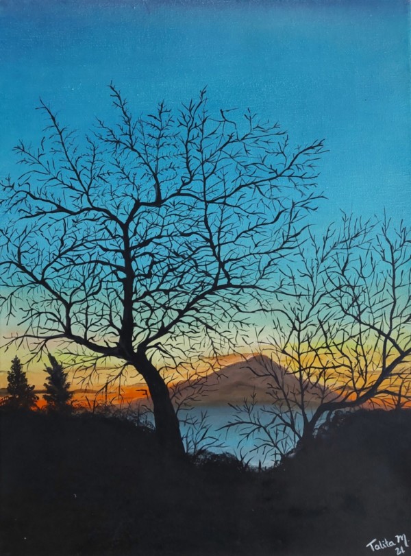 Etna Sunset by Talita Moraes Marcillo