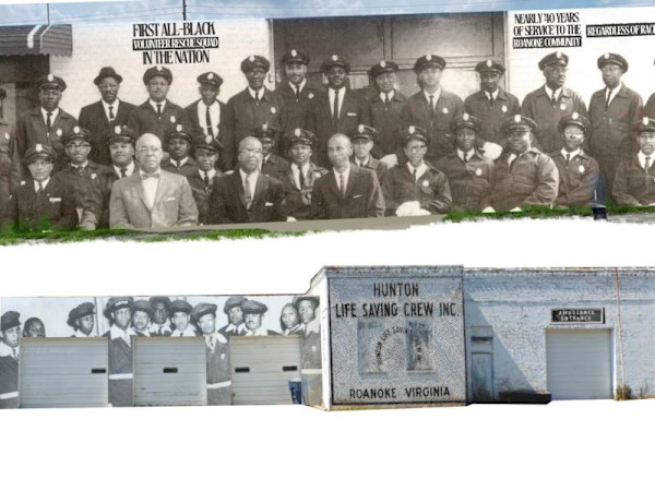 Hunton Lifesaving Crew Mural by James Divers