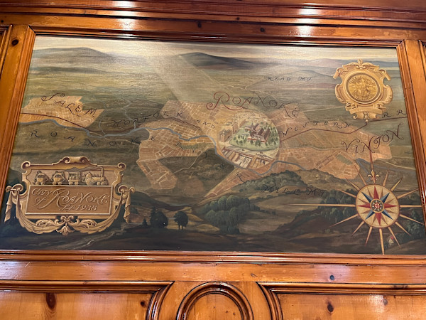 Hotel Roanoke- The Pine Room Mural