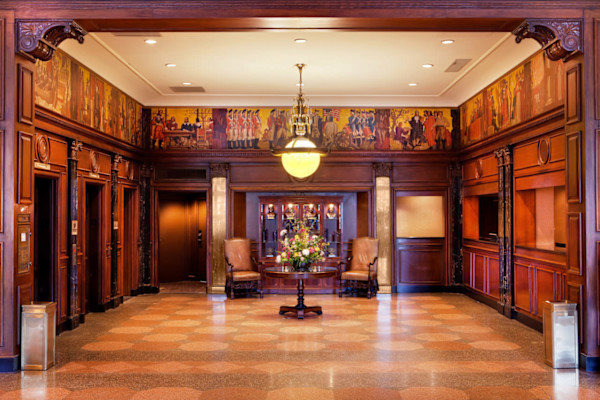 Hotel Roanoke: The Lobby Mural by Hugo Ohlms