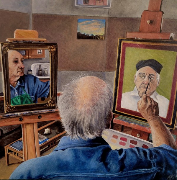 Bill Elliot: Portrait of the Artist in His Studio by Patricia Kapral