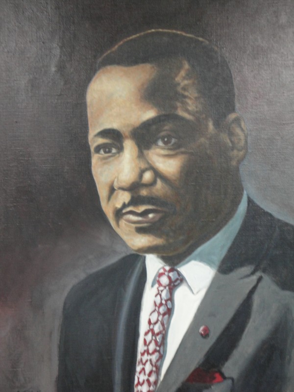 Portrait of Dr. Martin Luther King by Gwynn Kinsey