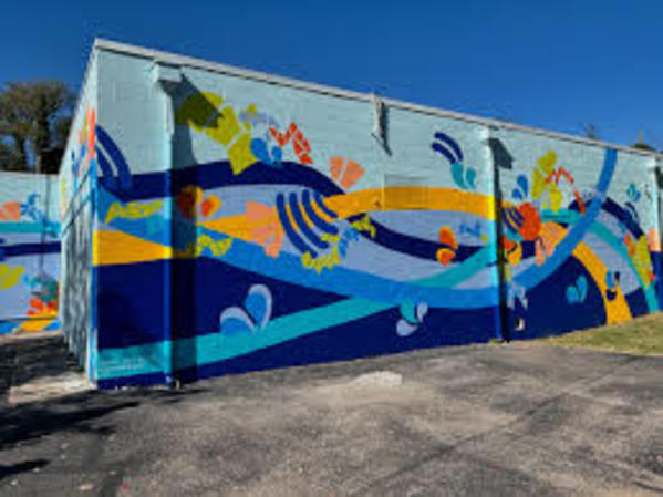 Untitled (West End Center Mural) by Rachel Anne Morris