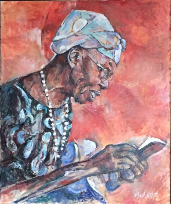 Rwandan Visitor to Roanoke by Helen Hubler
