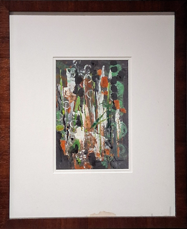 Abstract in Green III & IV by Randall Harden