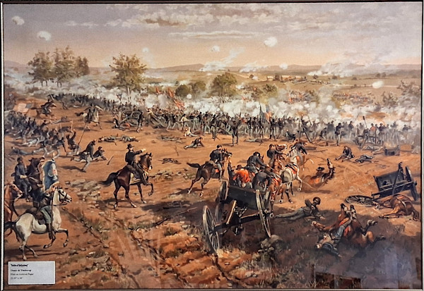 Battle of Gettysburg by Thure De Thulstrup