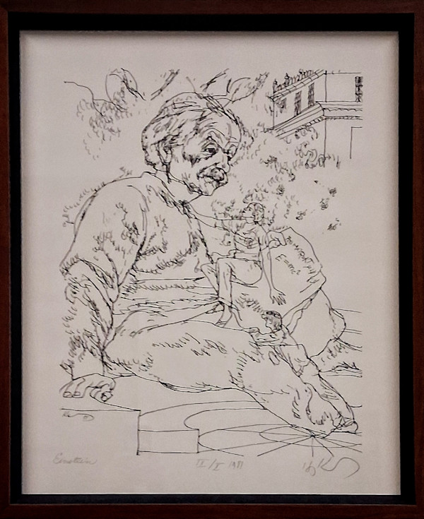 Einstein Sculpture, National Academy of Science by Henry Koerner