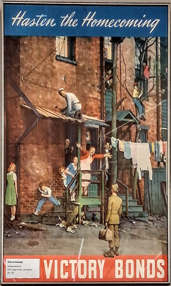 Hasten the Homecoming by Norman Rockwell
