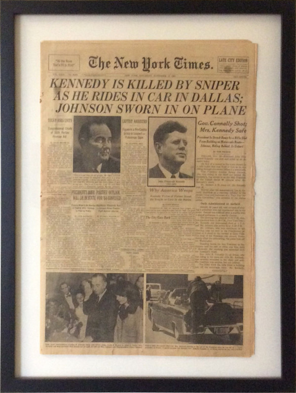 Kennedy is Killed by New York Times