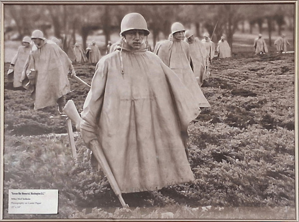 Korean War Memorial, Wash DC by Mike McClothein