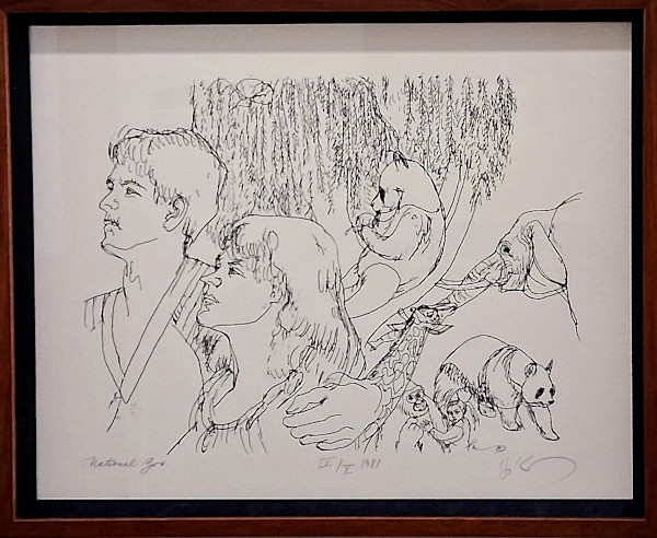 Love at the National Zoo, Home of the Pandas by Henry Koerner