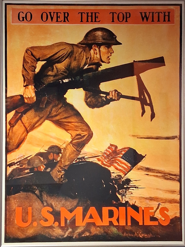 Marines Over the Top by Benjamin Yeager