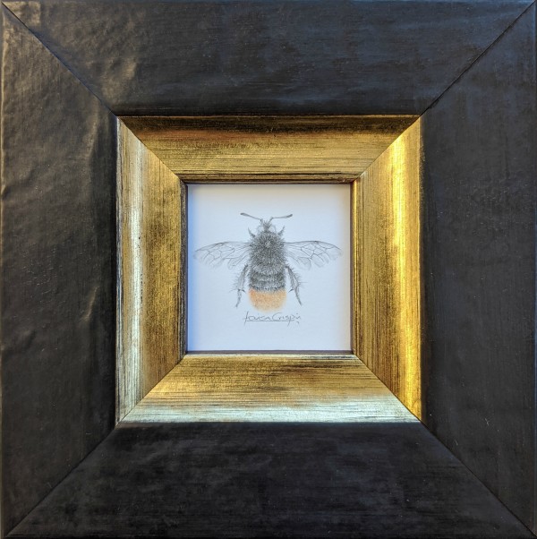 Individual Flame Bees by Louisa Crispin
