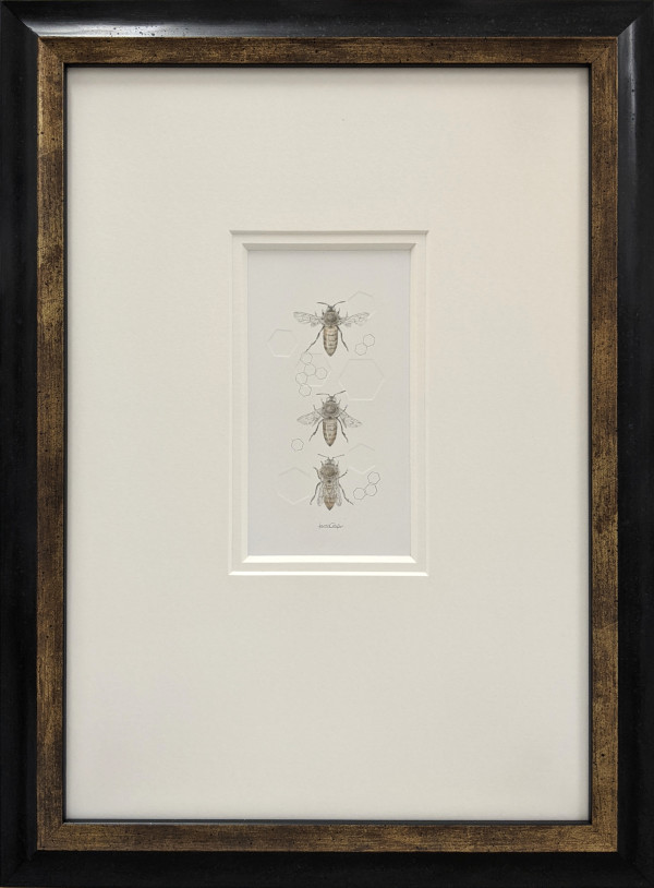 Honey Bee 3.38e by Louisa Crispin