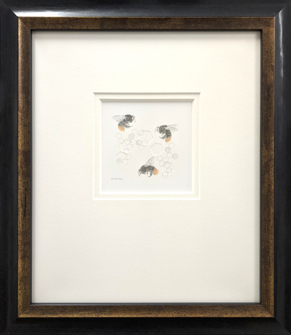 Red tailed BumbleBee 3.35se by Louisa Crispin