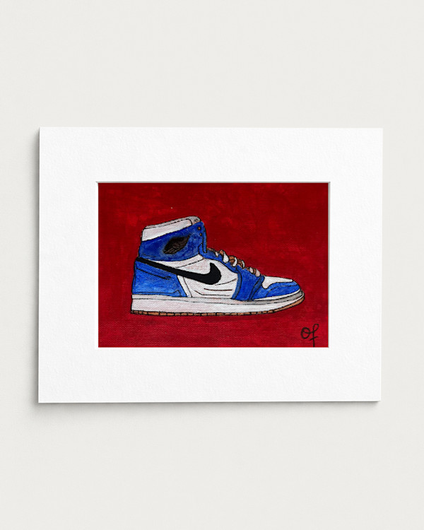 Study No. 02 Blue Nikes by Olivia Franklin, Image 1.