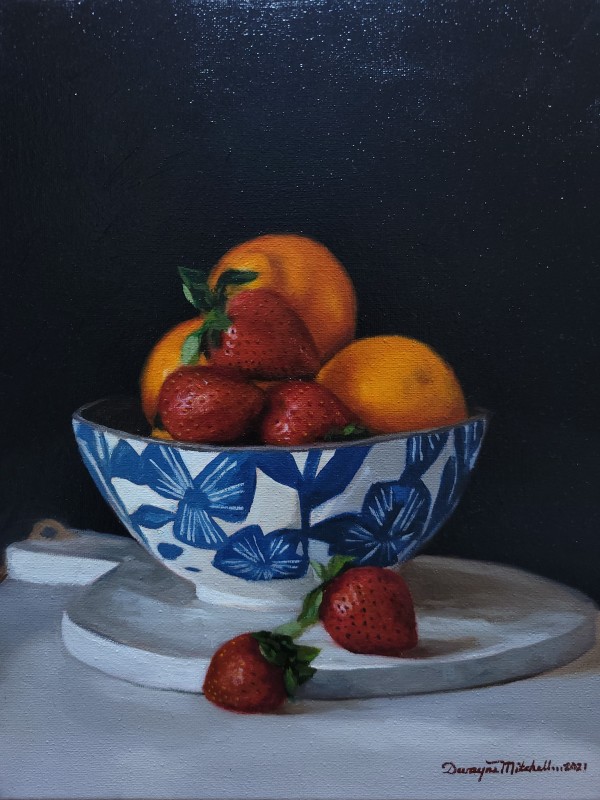 "Oranges and Strawberries " by Dwayne Mitchell 