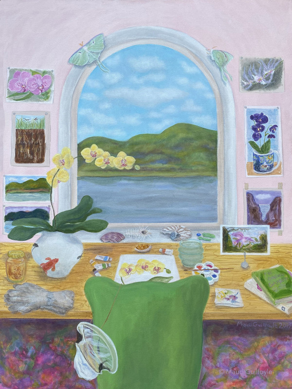 Artist's Hudson Studio in Summer by Maud Guilfoyle, Image 1.