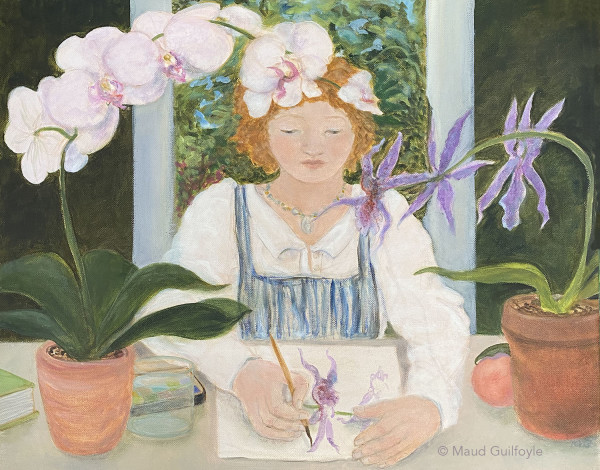 Orchid Painter II by Maud Guilfoyle