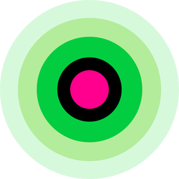 Linling Lu, Circle Dance II, Individual Print B, 18" Diameter, Limited Edition of 12 by Linling Lu, Image 5.