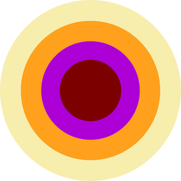 Linling Lu, Circle Dance II, Individual Print C, 18" Diameter, Limited Edition of 12 by Linling Lu, Image 2.