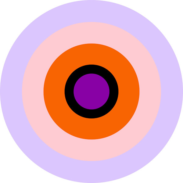 Linling Lu, Circle Dance II, Individual Print D, 18" Diameter, Limited Edition of 12 by Linling Lu, Image 1.