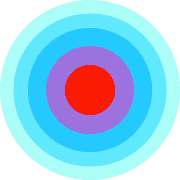 Linling Lu, Circle Dance II, Individual Print E, 18" Diameter, Limited Edition of 12 by Linling Lu, Image 4.