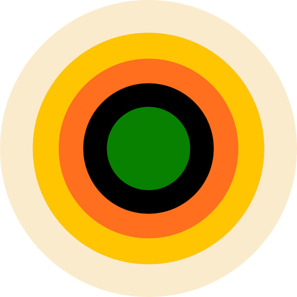 Linling Lu, Circle Dance II, Individual Print F, 18" Diameter, Limited Edition of 12 by Linling Lu, Image 6.