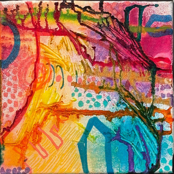 Little Blue Dots 2 by Ann McMillan Chaikin