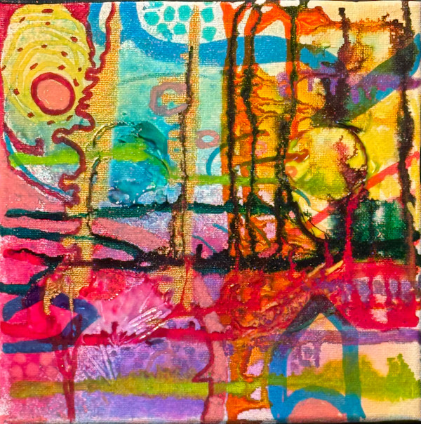 Little Blue Dots 3 by Ann McMillan Chaikin