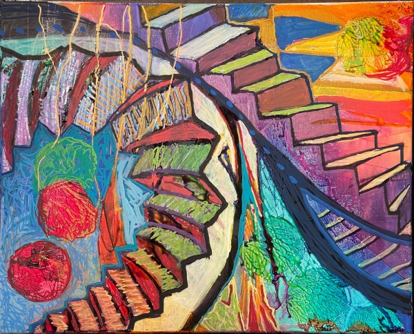 Rainbow Staircase by Ann McMillan Chaikin